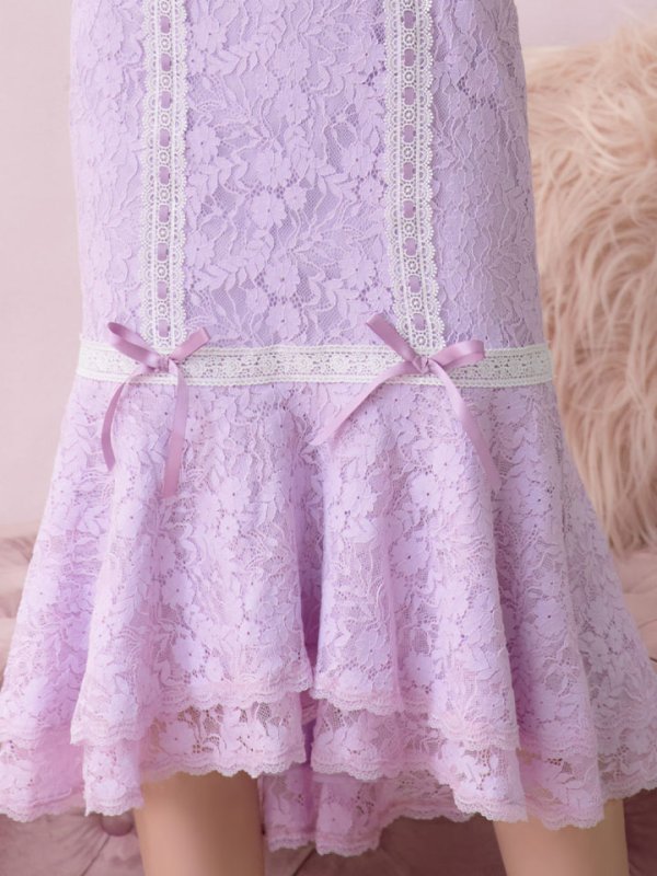 画像8: 【SALE!!】【即日発送】バニーレースワンピースコスプレ/マーメイドスカート【sugar nineハロウィン3点セット】【S-Lサイズ/2カラー】(SU220153)[OF01]