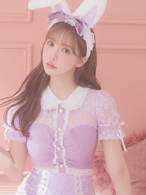 画像13: 【SALE!!】【即日発送】バニーレースワンピースコスプレ/マーメイドスカート【sugar nineハロウィン3点セット】【S-Lサイズ/2カラー】(SU220153)[OF01]