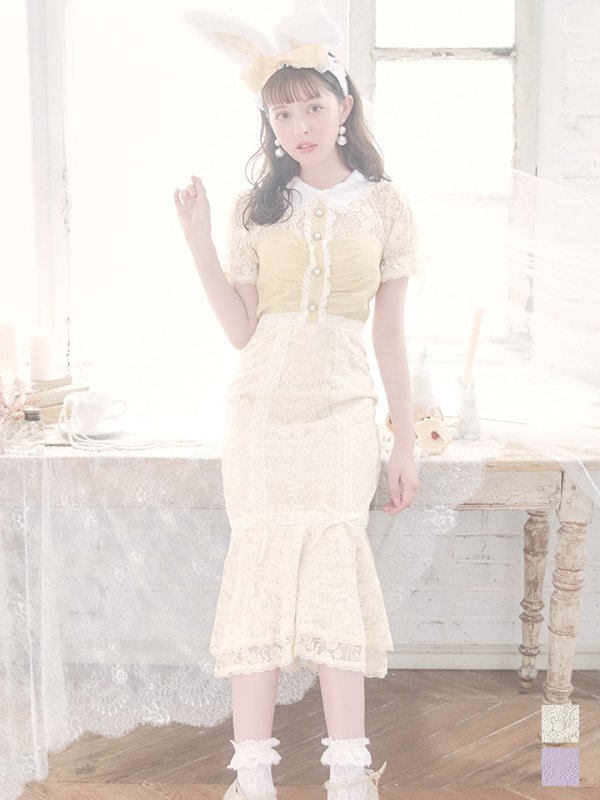 画像3: 【SALE!!】【即日発送】【ハロウィン】 バニーレースワンピースコスプレ 【コスプレ3点セット】【S-Lサイズ/2カラー】[OF01]