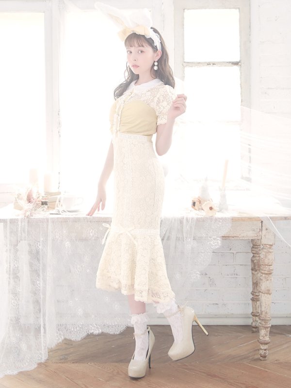 画像5: 【SALE!!】【即日発送】【ハロウィン】 バニーレースワンピースコスプレ 【コスプレ3点セット】【S-Lサイズ/2カラー】[OF01]