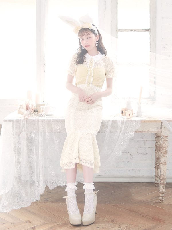 画像9: 【SALE!!】【即日発送】【ハロウィン】 バニーレースワンピースコスプレ 【コスプレ3点セット】【S-Lサイズ/2カラー】[OF01]