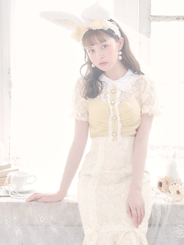 画像11: 【SALE!!】【即日発送】【ハロウィン】 バニーレースワンピースコスプレ 【コスプレ3点セット】【S-Lサイズ/2カラー】[OF01]