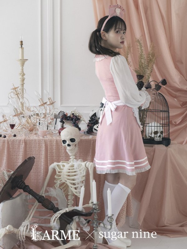 画像3: 【即日発送】ナースコスプレ/ワンピースコスプレ/Aライン/フレアスカート【sugar nineハロウィン3点セット】【S-Lサイズ/1カラー】(SU220155)[OF01]