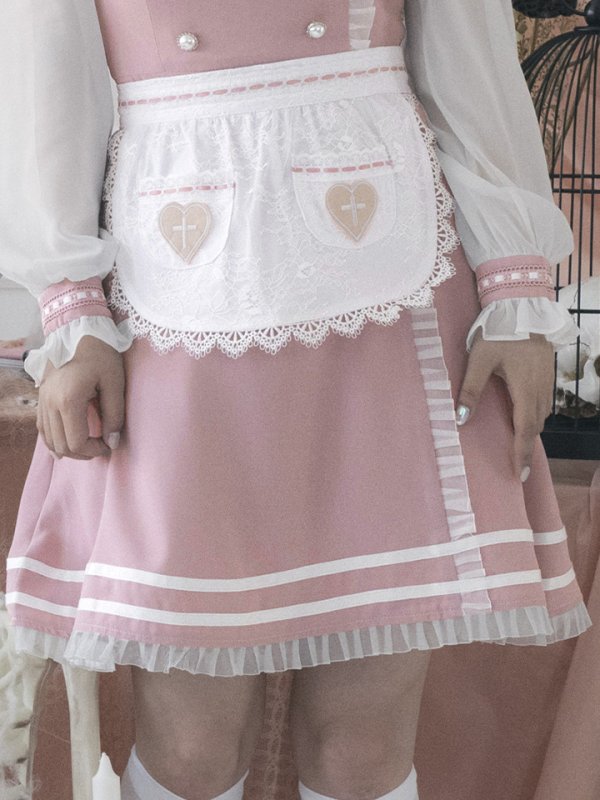 画像6: 【即日発送】ナースコスプレ/ワンピースコスプレ/Aライン/フレアスカート【sugar nineハロウィン3点セット】【S-Lサイズ/1カラー】(SU220155)[OF01]