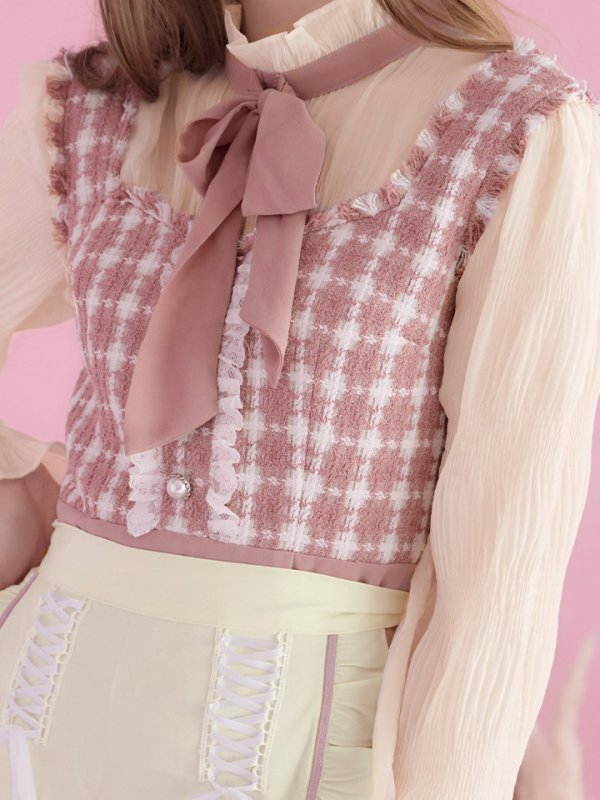 画像9: 【即日発送】ツイードキャットワンピースコスプレ/マーメイドスカート【sugar nineハロウィン3点セット】【S-Lサイズ/1カラー】[OF01]