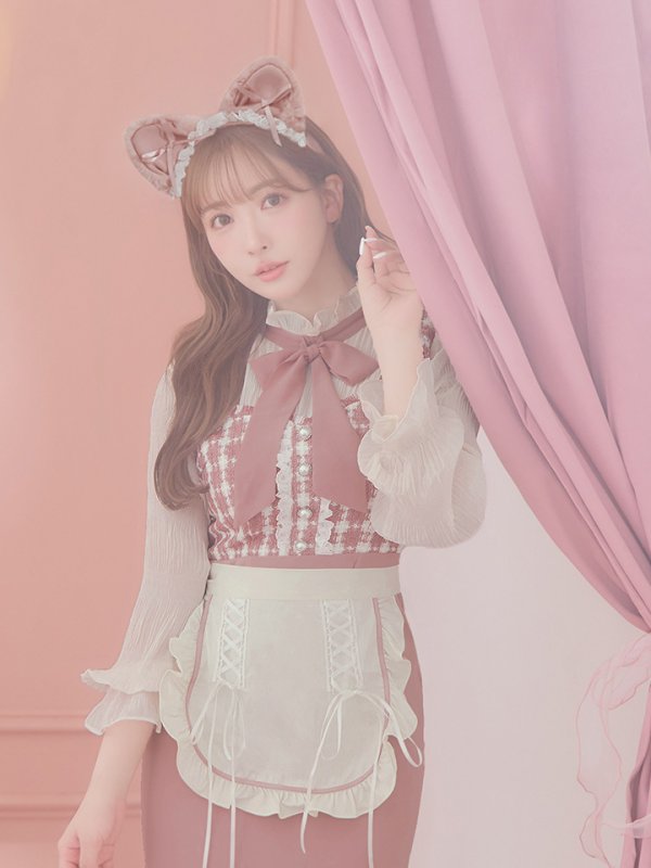 画像14: 【即日発送】ツイードキャットワンピースコスプレ/マーメイドスカート【sugar nineハロウィン3点セット】【S-Lサイズ/1カラー】[OF01]