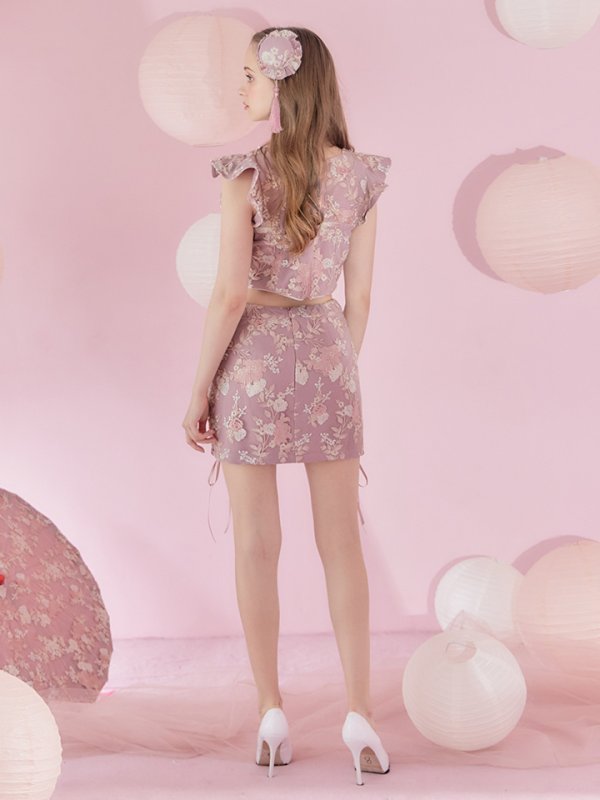 画像7: 【SALE!!】【即日発送】セットアップチャイナドレスコスプレ【sugar nineハロウィン4点セット】【XS-Lサイズ/2カラー】(SE01YN-WH)[OF01]