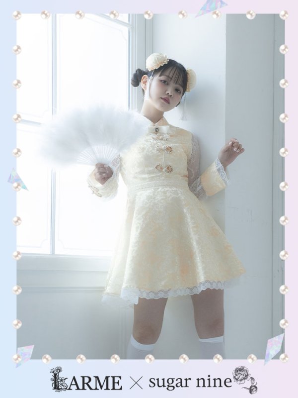 画像3: Aライン/フレアスカートチャイナコスプレ【sugar nineハロウィン3点セット】【S-XLサイズ/2カラー】[OF01]