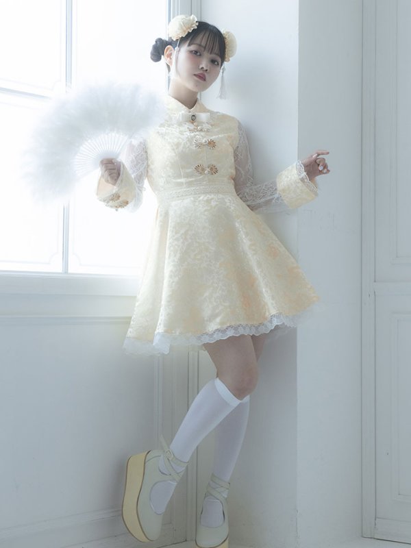 画像7: Aライン/フレアスカートチャイナコスプレ【sugar nineハロウィン3点セット】【S-XLサイズ/2カラー】[OF01]