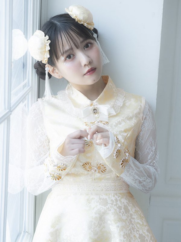 画像8: Aライン/フレアスカートチャイナコスプレ【sugar nineハロウィン3点セット】【S-XLサイズ/2カラー】[OF01]