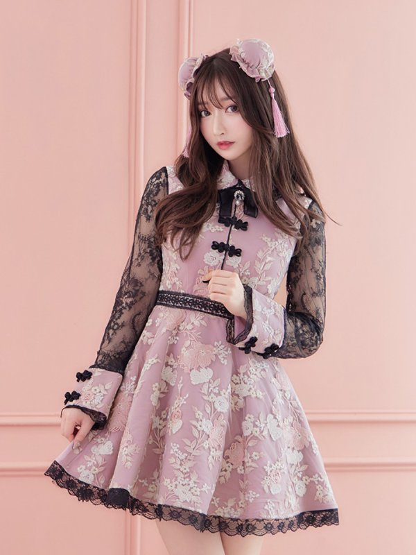 画像13: 【即日発送】Aライン/フレアスカートチャイナコスプレ【sugar nineハロウィン7点セット】【S-XLサイズ/2カラー】[OF01]