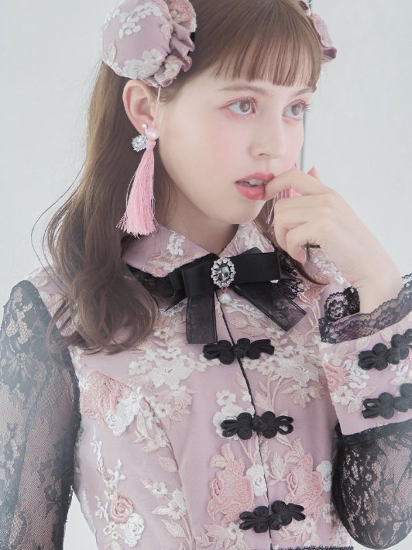 画像13: 【即日発送】【ハロウィン】 フレアスカートチャイナコスプレ 【コスプレ3点セット】[OF01]