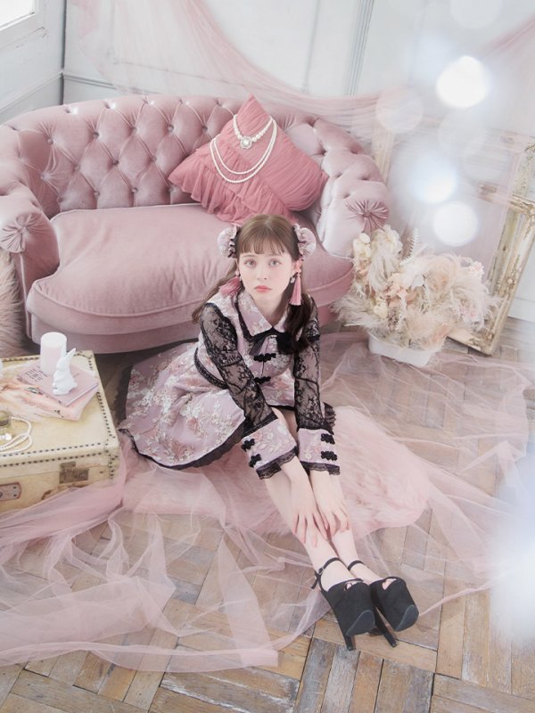 画像8: 【即日発送】【ハロウィン】 フレアスカートチャイナコスプレ 【コスプレ3点セット】[OF01]