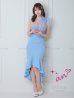 画像21: 【an ANDY Fashion Press 08 COLLECTION 01】フラワーレース/ ワンショル/ リボンデザイン/ フリル/ チュール/ マーメイド/ ミディアム/ キャバドレス long[OF05]