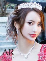 【アクセサリー：ヘアアクセ】【ANGEL R/エンジェルアール】ティアラ/バースデー/ウェディング/ ストーン/ヘアアクセ/ 髪飾り[OF02]