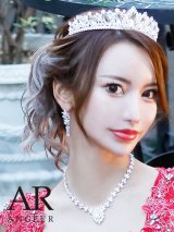 【アクセサリー：ヘアアクセ】【Angel R/エンジェルアール】ティアラ/バースデー/ウェディング/ ストーン/ヘアアクセ/ 髪飾り[OF02]