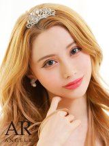 【アクセサリー：ヘアアクセ】【ANGEL R/エンジェルアール】パール/ ビジュー/ ティアラ/ バースデー/ ウェディング/ ヘアアクセ/ 髪飾り[OF02]