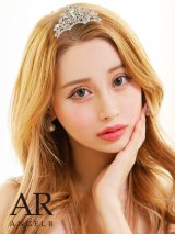【アクセサリー：ヘアアクセ】【ANGEL R/エンジェルアール】ビッグストーン/ ビジュー/ ティアラ/ バースデー/ ウェディング/ ヘアアクセ/ 髪飾り[OF02]