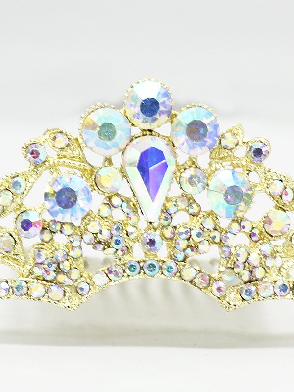 画像4: 【アクセサリー：ヘアアクセ】【ANGEL R/エンジェルアール】ビッグストーン/ ビジュー/ ティアラ/ バースデー/ ウェディング/ ヘアアクセ/ 髪飾り[OF02]