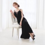 【Glossy/グロッシー】シアー/ ドッキング/ フロントジップ/ マーメイド/ ロング/ キャバドレスlong[OF08]