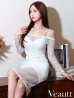 ホワイト モデル：ゆめ　身長：160cm　着用サイズ：XSサイズ
