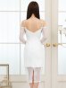 ホワイト モデル：ゆめ　身長：160cm　着用サイズ：XSサイズ