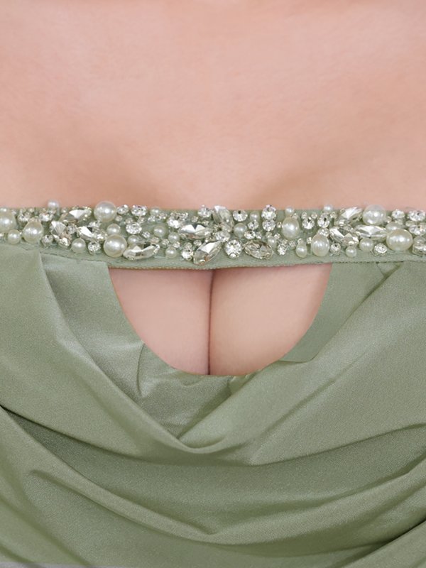 ミントグリーン モデル：七瀬みほ　身長：162cm　着用サイズ：XSサイズ