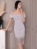 アイスグレー モデル：りの　身長：157cm　着用サイズ：XSサイズ