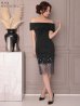 ブラック モデル：七瀬みほ　身長：162cm　着用サイズ：XSサイズ