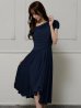 ネイビー　モデル：七瀬みほ　身長：162cm　着用サイズ：XSサイズ