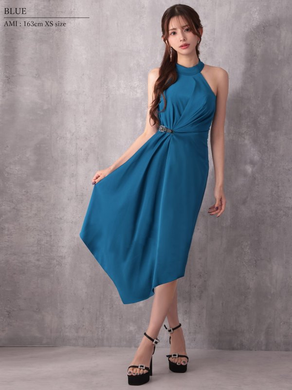 ブルー　モデル：あみ　身長：163cm　着用サイズ：XSサイズ