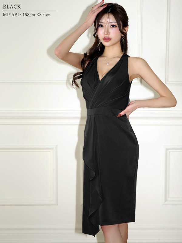 ブラック モデル：みやび　身長：158cm　着用サイズ：XSサイズ