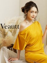 XSサイズあり【Veautt/ヴュート】【OF05】2WAYショルダー/ セパレート/ サイドジップ/ ZIP/ タイト/ ひざ丈/ ミディアム/ キャバドレス