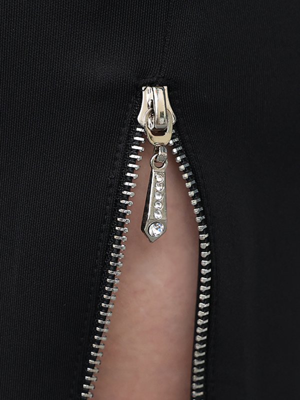 画像25: XSサイズあり【Veautt/ヴュート】【OF05】ホルターネック/ 刺繍 /  デコルテ/  ストレッチ/ タイト/ ミディアムドレス/ キャバドレス