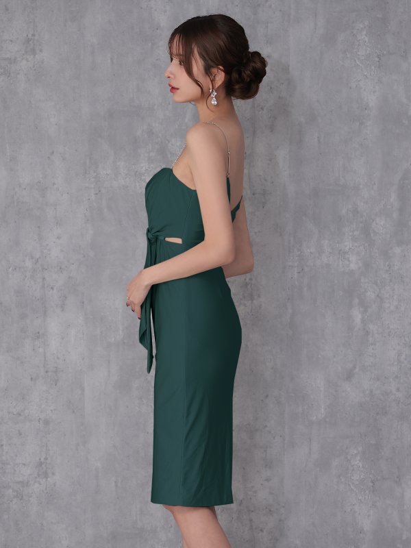 グリーンモデル：あみ　身長：163cm　着用サイズ：XSサイズ