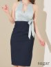 ブルー×ネイビー　モデル：ゆめ　身長：160cm　着用サイズ：Sサイズ