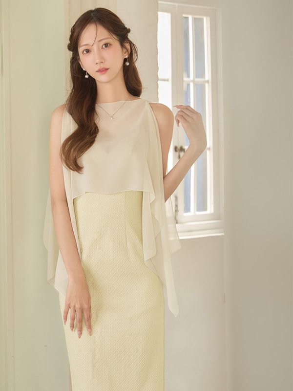 アイボリー モデル：あすか　身長：170cm　着用サイズ：Sサイズ