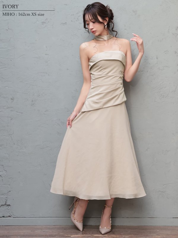 アイボリー　モデル：七瀬みほ　身長：162cm　着用サイズ：XSサイズ