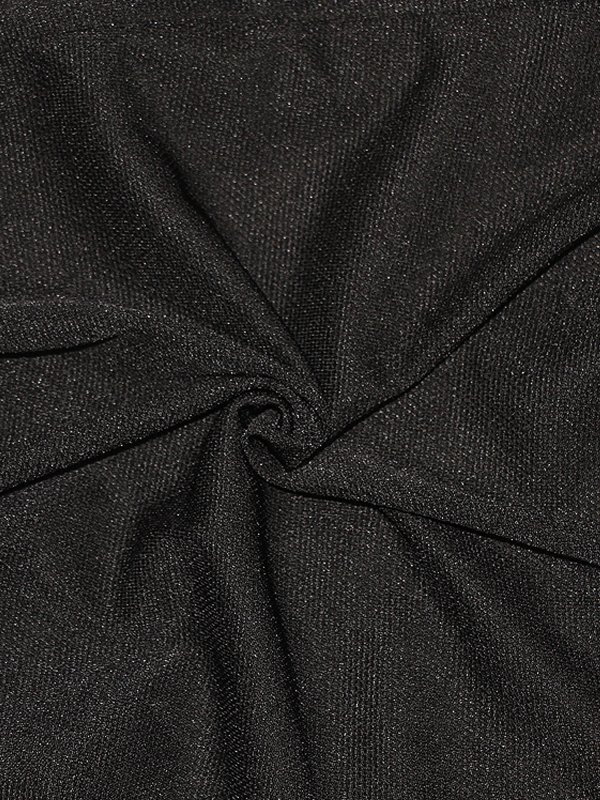 画像25: XSサイズあり【Veautt/ヴュート】【OF05】ワンショルダー/ ラメ生地 /  ストレッチ/ タイト/ ミディアムドレス/ キャバドレス