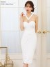 ホワイト　モデル：ゆめ　身長：160cm　着用サイズ：XSサイズ