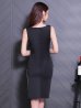 ブラック モデル：らら　身長：160.5cm　着用サイズ：XSサイズ
