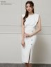 ホワイト モデル：あみ　身長：163cm　着用サイズ：XSサイズ