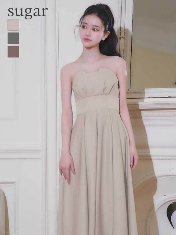 ベージュ　モデル：ゆりお　身長：165cm　着用サイズ：Sサイズ