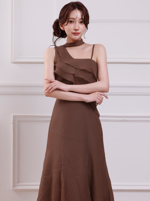 ブラウン　モデル：七瀬みほ　身長：162cm　着用サイズ：XSサイズ