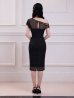 ブラック　モデル：いの　身長：160cm　着用サイズ：XSサイズ