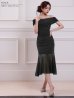 ブラック　モデル：七瀬みほ　身長：162cm　着用サイズ：XSサイズ