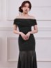ブラック　モデル：七瀬みほ　身長：162cm　着用サイズ：XSサイズ