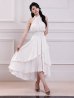 ホワイト　モデル：いの　身長：160cm　着用サイズ：XSサイズ