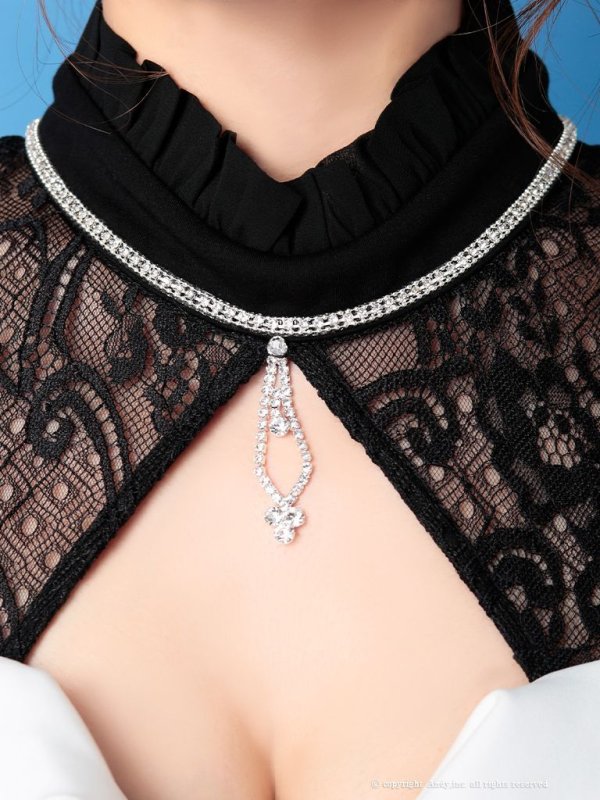 画像6: 【Andy GLAMOROUS/アンディグラマラス】ジップ/ フリル/ オフショル/ ストレッチ/ タイト/ ミニドレス/ キャバドレス[OF05]