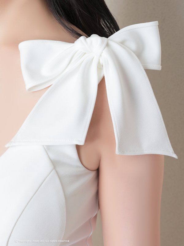 画像34: 【Andy GLAMOROUS/アンディグラマラス】バイカラー/ ワンカラー/ ノースリーブ/ リボンデザイン/ 切り替え/ タイト/ ミニドレス/ キャバドレス[OF05]